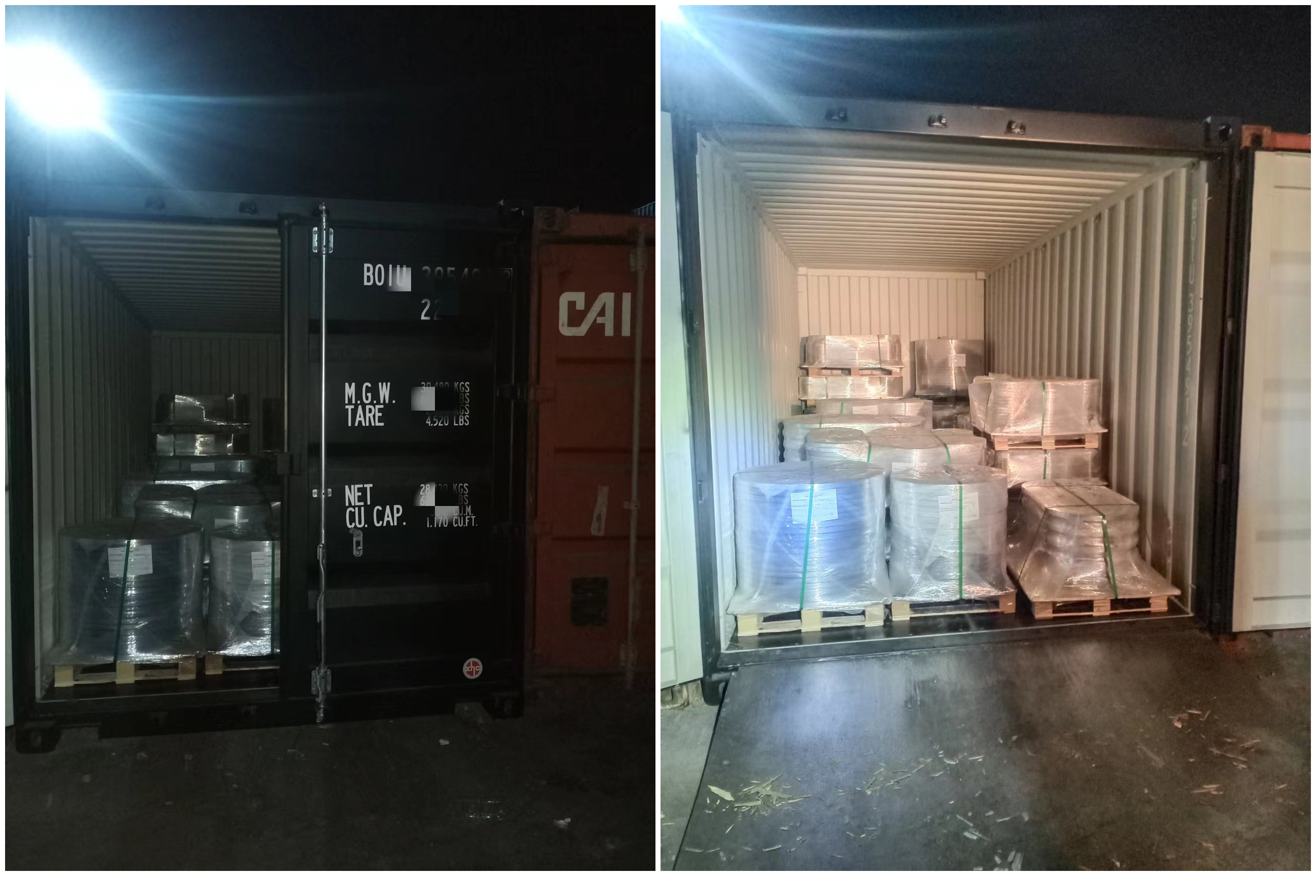 2 container được chuyển đến cảng Ravenna, Ý hôm nay!