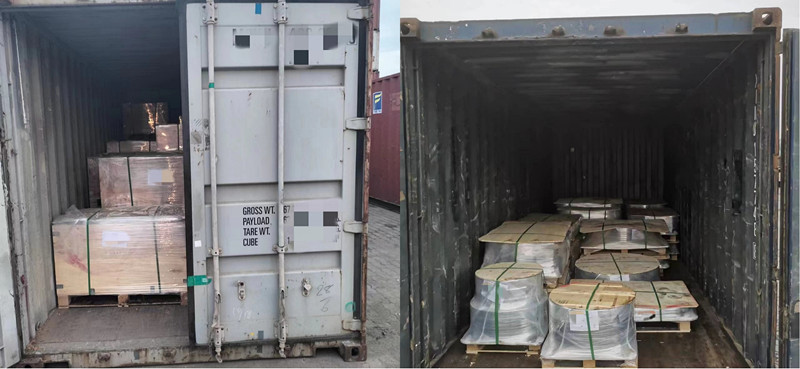 Hai container Mặt bích tấm loại 01 được rèn bằng thép En1092 để hàn đã được chuyển đến Đức ngay hôm nay!